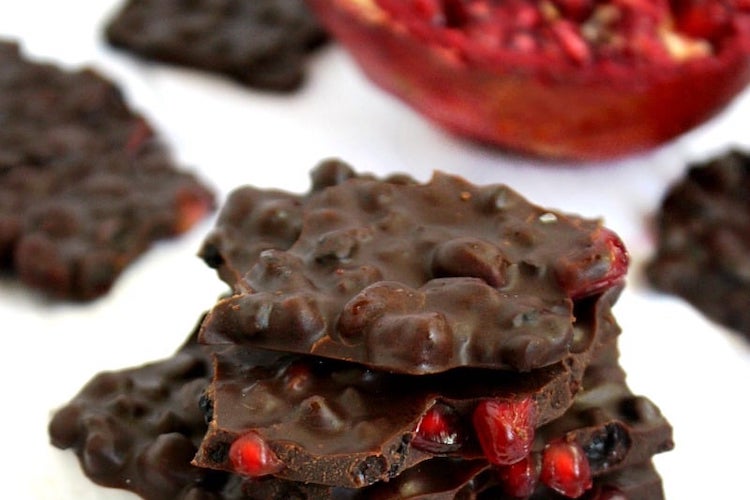 Chocolate Pomegranate Bark